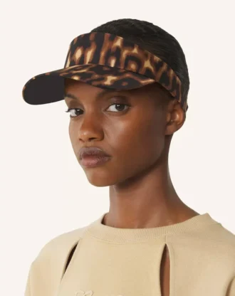 Lanvin Visier mit Leopardenmuster