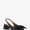 Leder-Slingback-Ballerina mit Absatz Leder-Slingback-Ballerina mit Absatz
