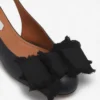 Leder-Slingback-Ballerina mit Absatz Leder-Slingback-Ballerina mit Absatz