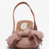 Leder-Slingback-Ballerina mit Absatz Leder-Slingback-Ballerina mit Absatz