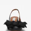 Leder-Slingback-Ballerina mit Absatz Leder-Slingback-Ballerina mit Absatz