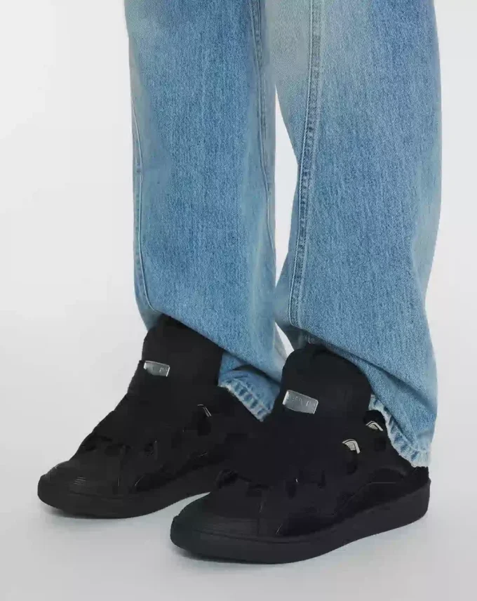 Leder-Sneaker „Curb“ Leder-Sneaker „Curb“