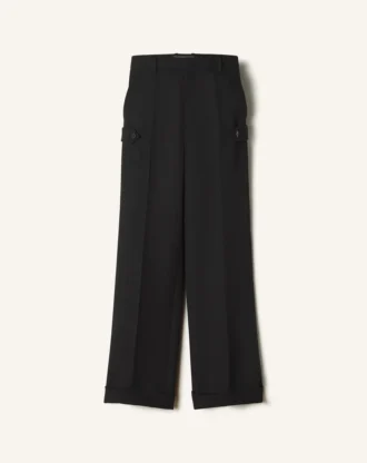 Leichte Chino-Hose aus Wolle