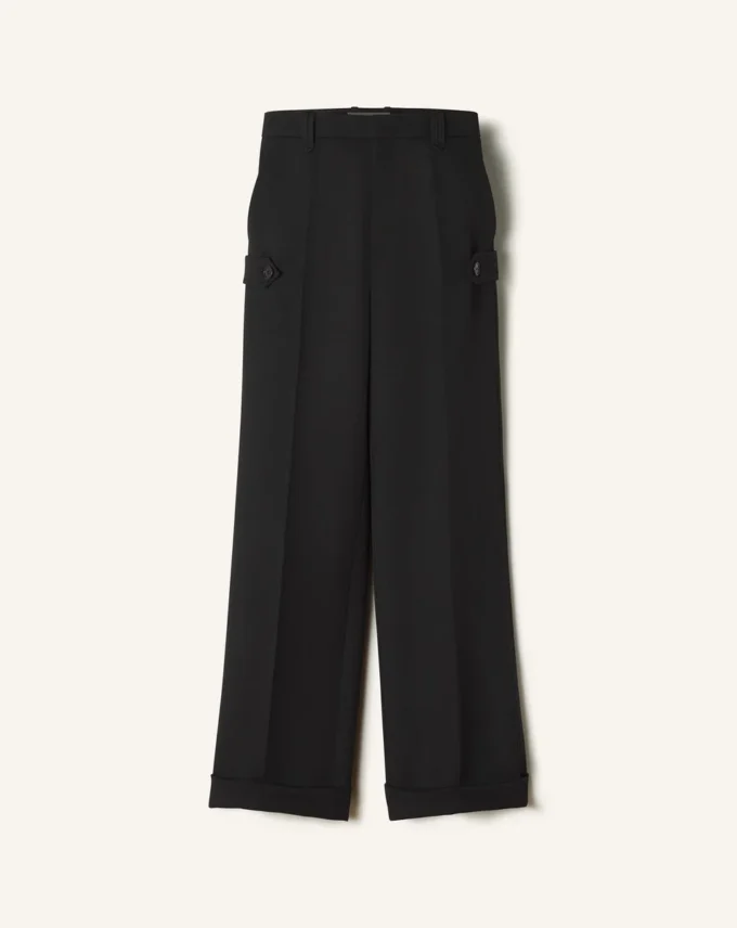 Leichte Chino-Hose aus Wolle Leichte Chino-Hose aus Wolle