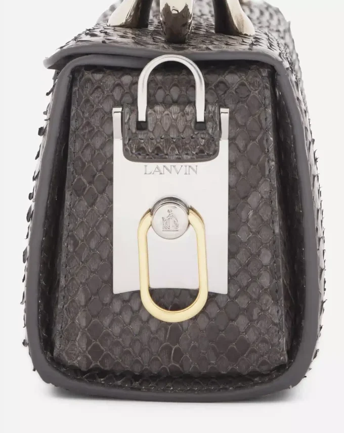 Medium Pencil Cat Tasche aus Pythonleder