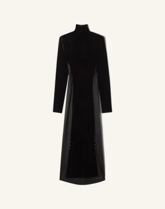 Midi-Kleid aus Samt