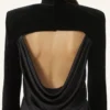 Midi-Kleid aus Samt