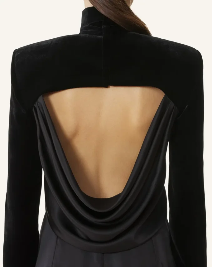 Midi-Kleid aus Samt