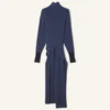 Midi-Kleid aus Wolle und Kaschmir Midi-Kleid aus Wolle und Kaschmir