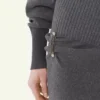 Midi-Kleid aus Wolle und Kaschmir