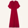 Midikleid aus Charmeuse