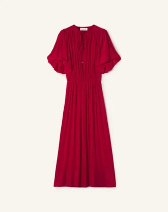 Midikleid aus Charmeuse