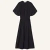 Midikleid aus Charmeuse