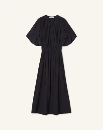 Midikleid aus Charmeuse