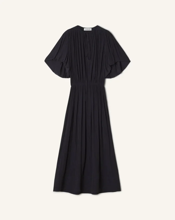 Midikleid aus Charmeuse