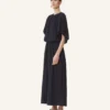 Midikleid aus Charmeuse