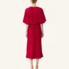 Midikleid aus Charmeuse