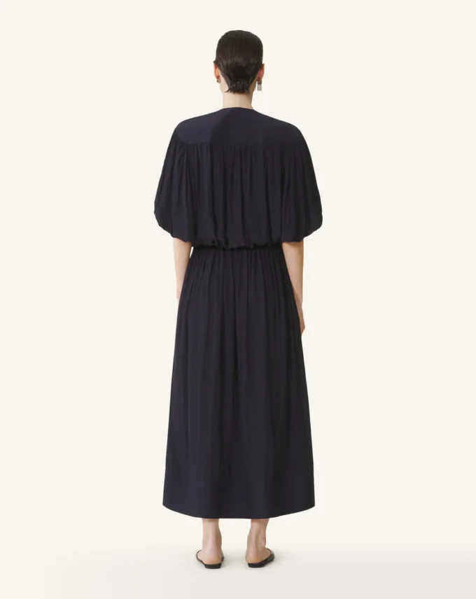 Midikleid aus Charmeuse