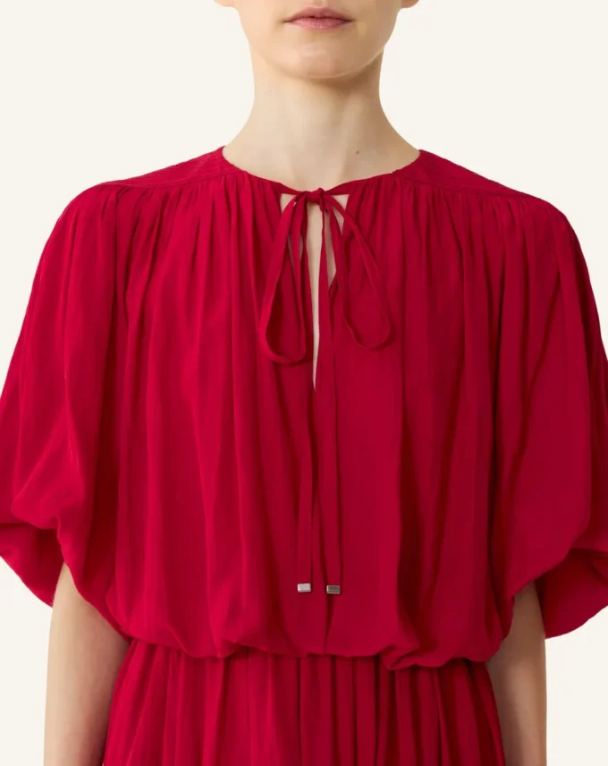 Midikleid aus Charmeuse