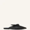 Midnight Step Leder-Mule mit Schleife Midnight Step Leder-Mule mit Schleife