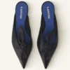 Midnight Step Leder-Mule mit Schleife Midnight Step Leder-Mule mit Schleife