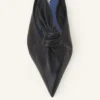 Midnight Step Leder-Mule mit Schleife Midnight Step Leder-Mule mit Schleife