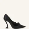 Midnight Step Lederpumps mit Schleife Midnight Step Lederpumps mit Schleife