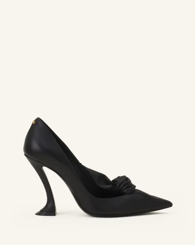 Midnight Step Lederpumps mit Schleife Midnight Step Lederpumps mit Schleife
