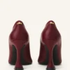 Midnight Step Lederpumps mit Schleife