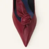 Midnight Step Lederpumps mit Schleife