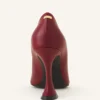 Midnight Step Lederpumps mit Schleife