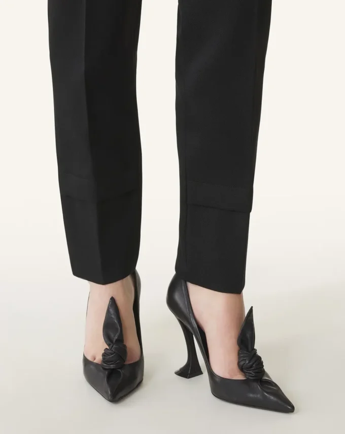 Midnight Step Lederpumps mit Schleife Midnight Step Lederpumps mit Schleife