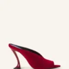 Midnight Step Mule aus Samt Midnight Step Mule aus Samt