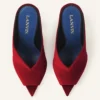 Midnight Step Mule aus Samt Midnight Step Mule aus Samt