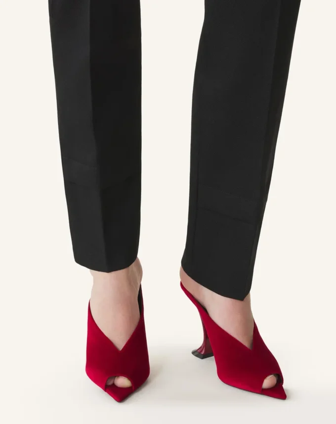 Midnight Step Mule aus Samt Midnight Step Mule aus Samt