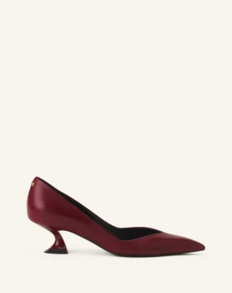 Midnight Step Pumps aus Leder