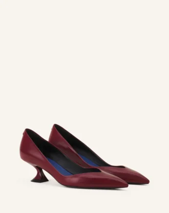 Midnight Step Pumps aus Leder