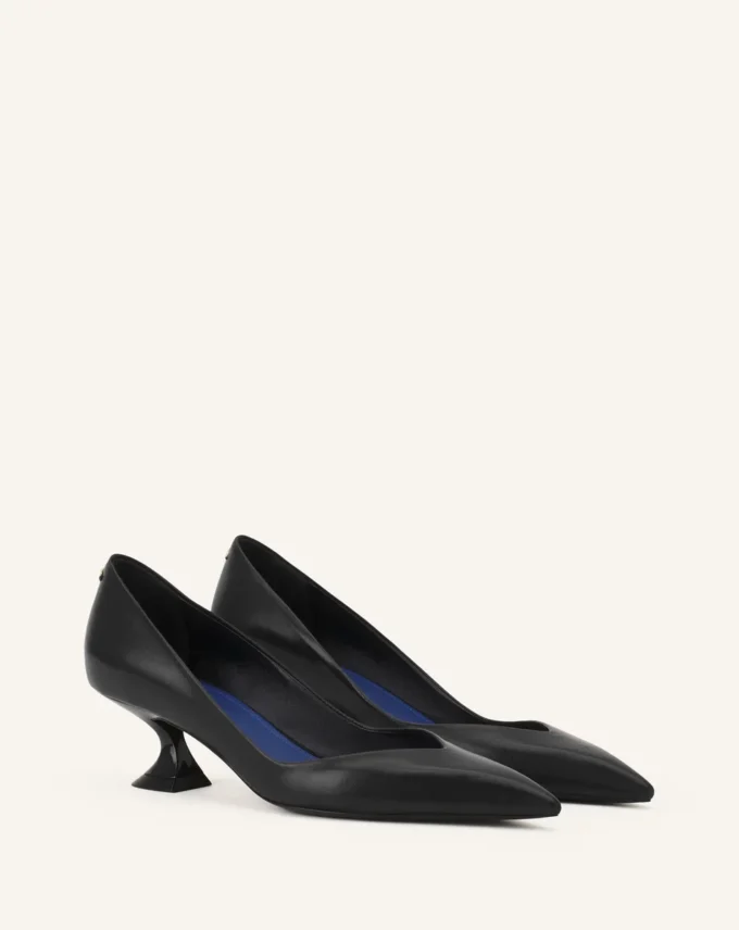 Midnight Step Pumps aus Leder Midnight Step Pumps aus Leder