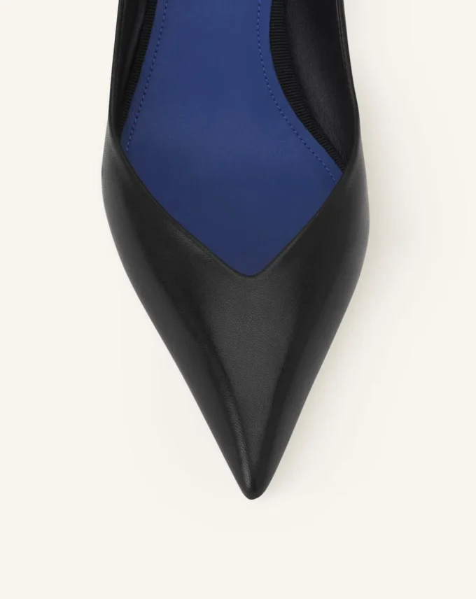 Midnight Step Pumps aus Leder Midnight Step Pumps aus Leder