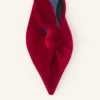 Midnight Step Velvet Bow Mule