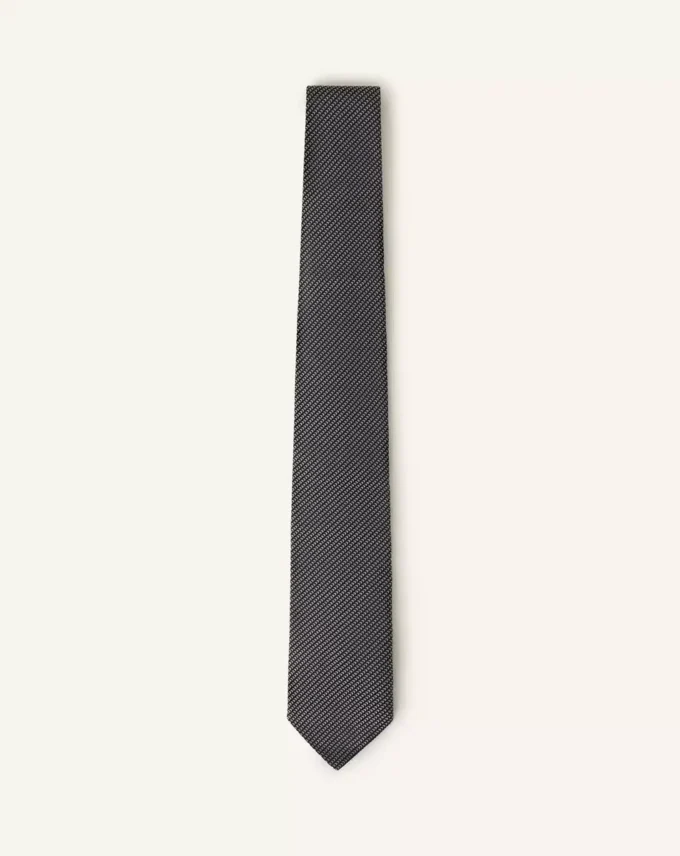 Mini-Chevron-Seidenkrawatte