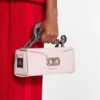 Mittlere Leder-Pencil-Cat-Tasche