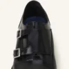 Monk-Schuhe aus glänzendem Leder Monk-Schuhe aus glänzendem Leder