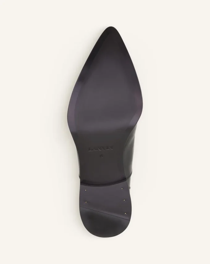 Monk-Schuhe aus glänzendem Leder Monk-Schuhe aus glänzendem Leder