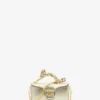 Nano Pencil Cat Bag aus geknittertem Metallic-Leder Nano Pencil Cat Bag aus geknittertem Metallic-Leder