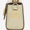 Nano Pencil Cat Bag aus geknittertem Metallic-Leder Nano Pencil Cat Bag aus geknittertem Metallic-Leder
