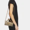 Nano Pencil Cat Bag aus geknittertem Metallic-Leder Nano Pencil Cat Bag aus geknittertem Metallic-Leder