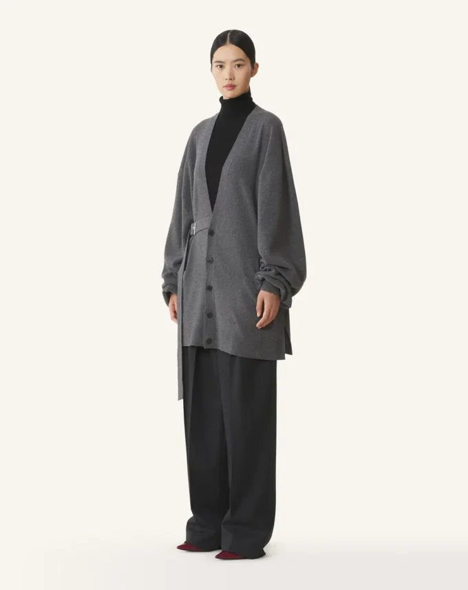 Oversize-Strickjacke aus Wolle und Kaschmir