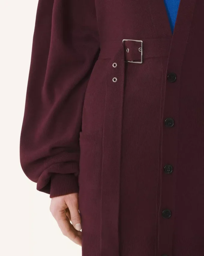 Oversize-Strickjacke aus Wolle und Kaschmir
