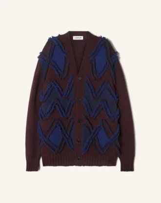 Oversized-Strickjacke aus Jacquard